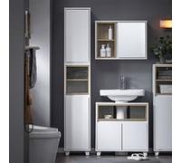 SOBUY BZR147-W - Meuble colonne salle de bain - Blanc