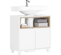 SoBuy BZR148-W Meuble sous lavabo - Blanc