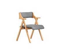 SoBuy Chaise Pliante avec Accoudoirs Gris Clair 56x48x77.6 cm FST98-HG