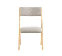 SoBuy Chaise Pliante Rembourrée en Bois pour Réunion et Bureau, Grise