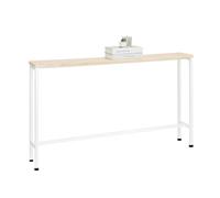 SoBuy Console Entrée Meuble Couloir Étagère Arrière Canapé - Structure Métal Robuste, Design Moderne Ultra Fin - Idéal pour Salon, Chambre, Entrée - 120x20x65cm - FSB19-Z