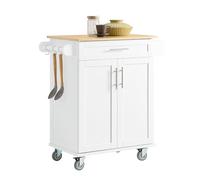 SoBuy Desserte de Cuisine à roulettes avec Plateau, 66 × 45 × 91 cm