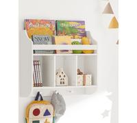 SoBuy Étagère à livres pour enfants au mur - Étagère à livres - Étagère à livres enfant - Chambre d'enfant - Étagère de rangement pour la chambre d'enfant - 60