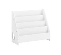 SoBuy Étagère inclinée pour livres enfant blanc 70x30x60 cm KMB32-K-W