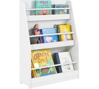 SoBuy Étagère pour enfants, Étagère à livres pour enfants, Étagère à livres pour garçons, filles, chambre d'enfants, Étagère de rangement à 4 compartiments pour livres