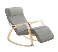SoBuy FST16-DG Rocking Chair - Gris
