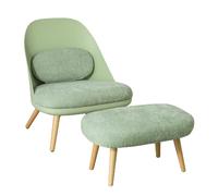 SoBuy Fauteuil Relax avec Repose-Pieds Intégré pour Salon et Chambre Confortable et Luxueux