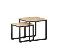 SoBuy FBT42-N Tables Gigognes - Set de 2