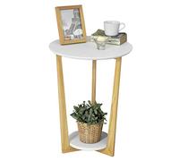 SoBuy® FBT52-WN Table Basse Ronde Guéridon Table d'Appoint Table Café - 3 Pieds