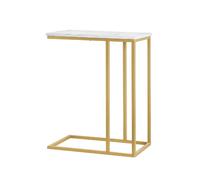 SoBuy FBT87-G Table d’Appoint Effet Marbre