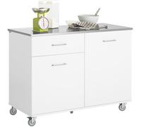 SoBuy FKW117-W Desserte de Cuisine Design
