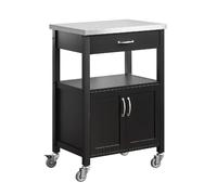 SoBuy FKW22-SCH Desserte de Cuisine Roulante Meuble de Rangement à roulettes
