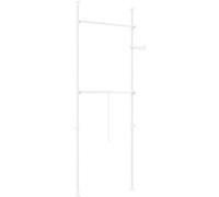 SoBuy Portemanteau au sol télescopique blanc 62x27x200-295 cm FRG109-II-W