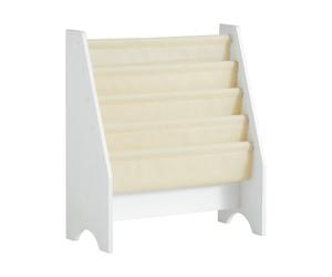 SoBuy FRG225-W Bibliothèque Étagère à Livres pour Enfants Porte-revues 4 Compartiments