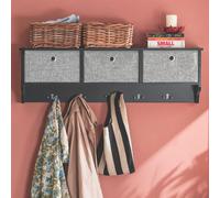 SoBuy FRG282-SCH Portemanteau Mural - Blanc