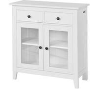 SoBuy FSB05-W Buffet Commode Armoire de Rangement -2 tiroirs 2 portes- Coloris Blanc