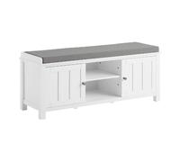 SoBuy FSR35-W Banc de Rangement Commode à Bottes Chaussures