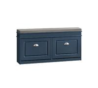 SoBuy FSR64-B Banc Chaussures, Armoire à Chaussures, Meuble d'entrée, Coffre avec 2 Abattants