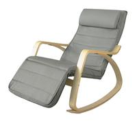 SoBuy FST16-DG Rocking Chair - Gris
