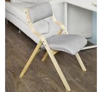 SoBuy® FST40-HG Chaise pliante en bois avec assise rembourrée, Chaise pliable pour Cuisine, Bureau, etc. Bois