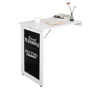 SoBuy® FWT20-W Table Pliable Murale Bureau avec Mémo Board - Blanc