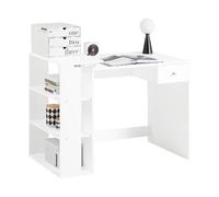SoBuy FWT35-W Bureau avec étagères