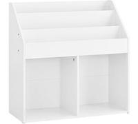 SoBuy Bibliothèque enfant Meuble de rangement Blanc Scandi KMB01-II-W