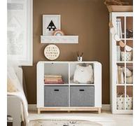 SoBuy KMB85-W Bibliothèque Enfant Étagère de Rangement Jouets pour Enfants Étagère à Blanc G
