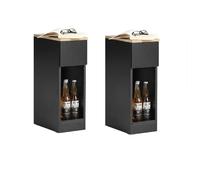 SoBuy Lot de 2 Tables de Chevet FBT111-SCHx2