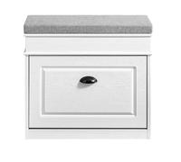 SoBuy Meuble à Chaussures FSR82-K-W Blanc 61×24×51cm