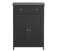 sobuy Meuble bas salle de bain - Gris foncé