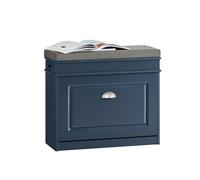 SoBuy FSR82-K-B Meuble à chaussures pour entrée en bois, meuble d'entrée pour chaussures, réglable, 60 x 24 x 52 cm, bleu