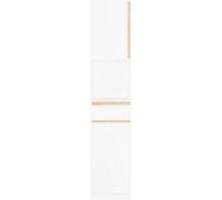SoBuy Meuble Colonne Salle de Bain Blanc Rangement Optimal BZR80-W Blanc