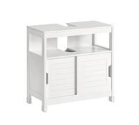 SoBuy Meuble de Salle de Bain FRG128-W Blanc 60×30×60cm