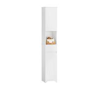 SoBuy Meuble Salle de Bain avec Panier à Linge Meuble Buanderie 30x170x30cm