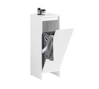 SoBuy Meuble Salle de Bain avec Panier à Linge Meuble Lave Linge 30x30x87cm