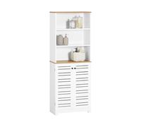 SoBuy BZR44-W Armoire Salle de Bain - Persienne