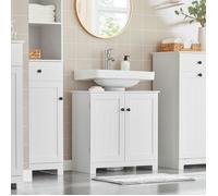 SoBuy BZR18-II-W Meuble sous-lavabo 60 cm - Blanc