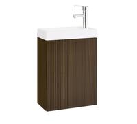 SoBuy Meuble Suspendu avec Lavabo 40x22x56 cm pour Salle de Bain
