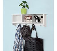 SoBuy Porte-manteau avec étagère murale