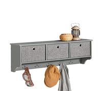 SoBuy Porte manteau mural avec 5 crochets 100x20x30cm pour entrée