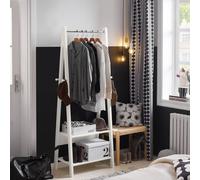 SoBuy portemanteau,tringle à vêtements,portemanteau enfant,étagère suspendue FRG59-W