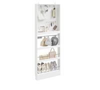 SoBuy Rangement Derriere Porte - Etagere Derriere Porte Ultra Fine 12cm, 70x190cm pour Entrée