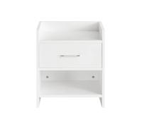 SoBuy Table de Chevet - Blanc