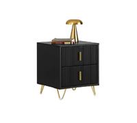 SoBuy Table de chevet FBT115-SCHx2 - Noir