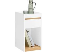 SoBuy Table de chevet FBT137-W - Blanc