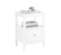 SoBuy Table de Chevet, FBT131-W - Blanc