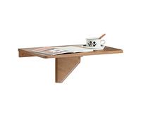 SoBuy Table Murale Pliante Stable, Charge 50 kg, 60x40 cm, Petits espaces | Table de Cuisine Extensible pour livres, PC portable & repas, charge 50 kg, PB(E1), salle à manger/bureau, Vintage, FWT03-PF