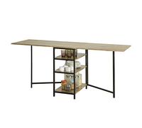 SoBuy Table Pliante 2 Abattants Charge Max. 75kg 180x77x60cm Bureau