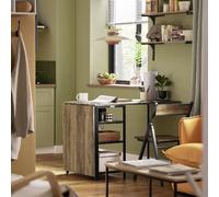 SoBuy Table pliante FWT62-N - 180 cm - Bois et blanc